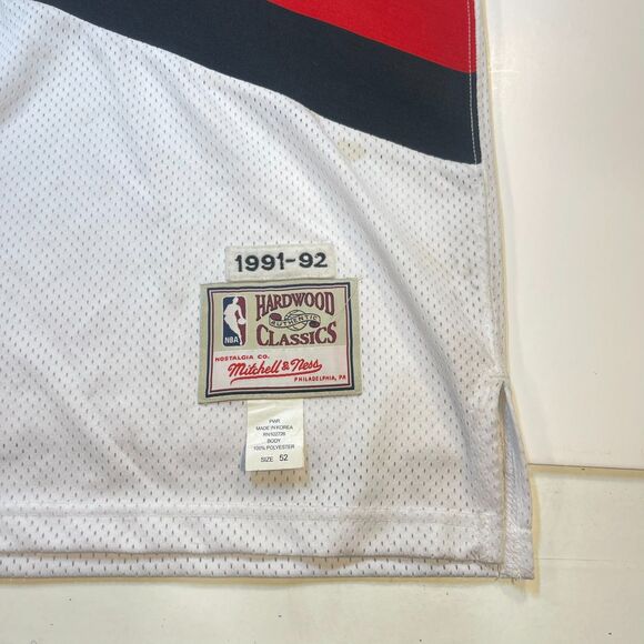 PORTLAND TRAILBLAZERS Clyde Drexler NBA Basketball Throwback Jersey Sz 52 - Picture 4 of 6